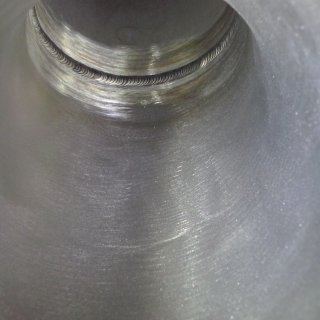 průvar svaru - nerez potrubí