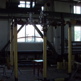 ochoz plynu pro trasový uzávěr